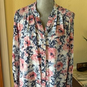Alison Daily 1X Woman’s dress blouse - floral